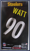 TJ Watt (Pittsburgh Steelers) from NFL - Series 1 manufactured by Imports Dragon [Back]