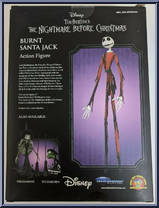 Burnt Santa Jack from Nightmare Before Christmas - 25 Years manufactured by Diamond Select [Back]