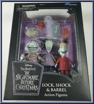 Lock, Shock & Barrel from Nightmare Before Christmas - 25 Years manufactured by Diamond Select [Front]