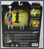 Sally, Mummy Boy & Hanging Tree from Nightmare Before Christmas - Select manufactured by Diamond Select [Back]