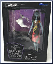 Sally with Zero from Nightmare Before Christmas - 25 Years manufactured by Diamond Select [Front]