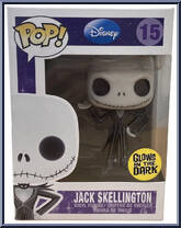 Jack Skellington (Glow in the Dark) from Nightmare Before Christmas - Pop! Vinyl Figures manufactured by Funko [Front]