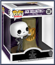 Jack Skellington (Halloween Door) (Deluxe) from Nightmare Before Christmas - Pop! Vinyl Figures manufactured by Funko [Front]