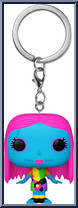 Sally (Black Light) from Nightmare Before Christmas - Pop! Keychains manufactured by Funko [Loose]