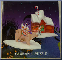 Christmas Town: Polar Bear & Elves from Nightmare Before Christmas - Georama Collection manufactured by Jun Planning [Front]