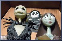 Jack & Sally (Gold Coffin) from Nightmare Before Christmas - 16" Coffins manufactured by Jun Planning [Loose]