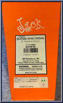 Jack Skellington (Orange Coffin) (Evil Grin) from Nightmare Before Christmas - 16" Coffins manufactured by Jun Planning [Back]