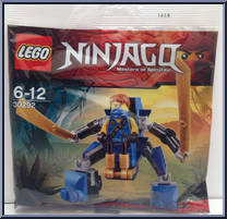 Jay Nano Mech from Ninjago - Tournament of Elements Polybags manufactured by Lego [Front]