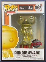 Dundie Award (Gold Chrome) from Office - Pop! Vinyl Figures manufactured by Funko [Front]