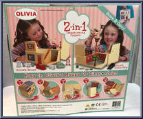 2-in-1 Transforming Playset from Olivia - Playsets manufactured by Spinmaster [Back]