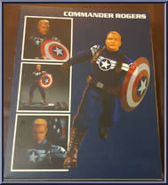 Commander Rogers Captain America from One:12 Collective - Marvel manufactured by Mezco [Back]