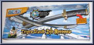Triple Slash Zoto Roronoa Swords Action Figure