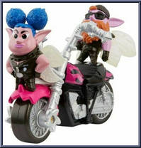 Sprites & Motorcycle Action Figure