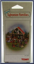 Bear (Blue Plaid Pants) from Original Sylvanian Families - Basic Series manufactured by Tomy [Back]