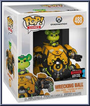Wrecking Ball (Deluxe) (Yellow) from Overwatch - Pop! Vinyl Figures manufactured by Funko [Front]