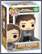 Andy Radical (Opposum) from Parks and Recreation - Pop! Vinyl Figures manufactured by Funko [Front]