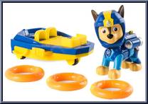 Chase from Paw Patrol - Sea Patrol - Launching Surfboard manufactured by Spinmaster [Loose]