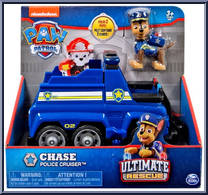 Chase Police Cruiser from Paw Patrol - Ultimate Resque Vehicles manufactured by Spinmaster [Front]