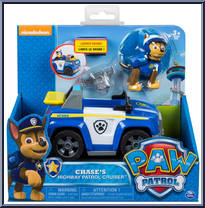 Chase's Highway Patrol Cruiser from Paw Patrol - Vehicles manufactured by Spinmaster [Front]