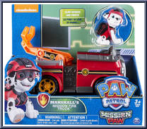 Marshall's Mission Fire Truck from Paw Patrol - Mission Paw Vehicles manufactured by Spinmaster [Front]