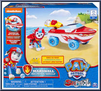 Marshall's Transforming Sea Patrol Vehicle with Bonus Sea Friend from Paw Patrol - Sea Patrol Vehicles manufactured by Spinmaster [Front]