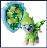 Rocky from Paw Patrol - Great Snow Rescue - Wal-Mart manufactured by Spinmaster [Loose]
