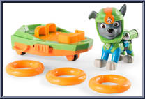 Rocky from Paw Patrol - Sea Patrol - Launching Surfboard manufactured by Spinmaster [Loose]