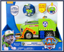 Rocky's Lights and Sounds Recycling Truck from Paw Patrol - Vehicles (Interactive) manufactured by Spinmaster [Front]