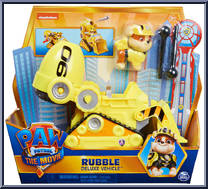 Rubble (Deluxe Vehicle) from Paw Patrol - Movie manufactured by Spinmaster [Front]