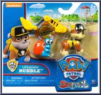 Rubble from Paw Patrol - Sea Patrol - Lifeguard manufactured by Spinmaster [Front]