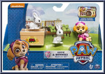 Skye and Bunnies from Paw Patrol - Rescue Set manufactured by Spinmaster [Front]