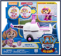 Skye's All Stars Copter from Paw Patrol - All-Stars Vehicles manufactured by Spinmaster [Front]