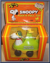 Snoopy's Helicopter from Peanuts - Push N Pull manufactured by Aviva [Front]
