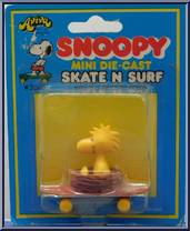 Woodstock from Peanuts - Mini Die-Cast Skate N Surf manufactured by Aviva [Front]