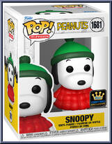 Snoopy (Red Puffer Jacket) from Peanuts - Pop! Vinyl Figures manufactured by Funko [Front]