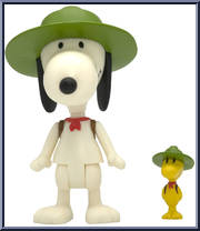 Snoopy (Beagle Scout) & Woodstock Action Figure