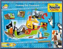 Fishing For Treasure from Penguins of Madagascar - Basic Series manufactured by Cobi [Back]