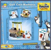 Golf Cart Madness from Penguins of Madagascar - Basic Series manufactured by Cobi [Back]