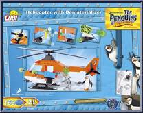 Helicopter with Dematerializer from Penguins of Madagascar - Basic Series manufactured by Cobi [Back]