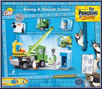 Swing & Smash Crane from Penguins of Madagascar - Basic Series manufactured by Cobi [Back]