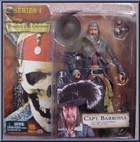 Captain Barbossa from Pirates of the Caribbean - Curse of the Black Pearl - Series 1 manufactured by Neca [Front]