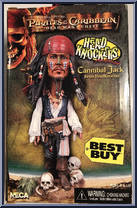 Cannibal Jack from Pirates of the Caribbean - Dead Man's Chest - Head Knockers manufactured by Neca [Back]