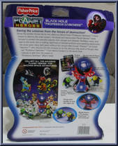 Black Hole Professor Darkness from Planet Heroes - Basic Series manufactured by Fisher-Price [Back]