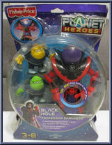 Black Hole Professor Darkness from Planet Heroes - Basic Series manufactured by Fisher-Price [Front]