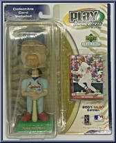 Mark McGwire from Play Makers - MLB - 2001 manufactured by Upper Deck [Front]