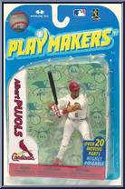 Albert Pujols (Batting) from Playmakers - MLB - Series 2 manufactured by McFarlane [Front]