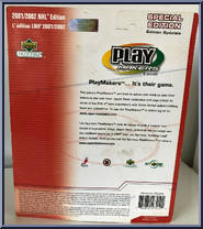 Alexander Mogilny from Play Makers - NHL - Special Edition manufactured by Upper Deck [Back]