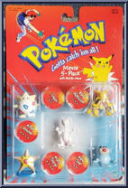 Togepi / Alakazam #65 / Mewtwo #150 / Staryu #120 / Seel #86 Action Figure