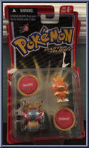 Torchic / Volbeat from Pokemon - Master Quest manufactured by Hasbro [Front]