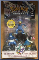 Chatot / Golduck / Croagunk Action Figure